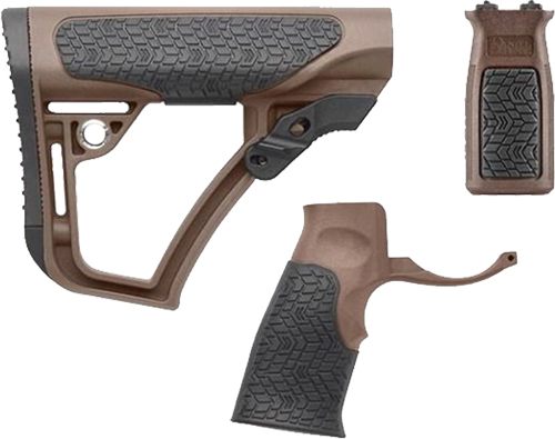 Daniel Defense AR15 Furniture KIT M-LOK Milspec MSP Brown view 2