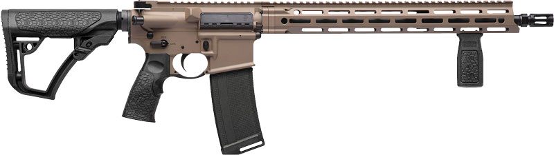 Daniel Defense DDM4 V7 Rifle 5.56mm 32rd Magazine 16in Barrel FDE Cerakote view 2