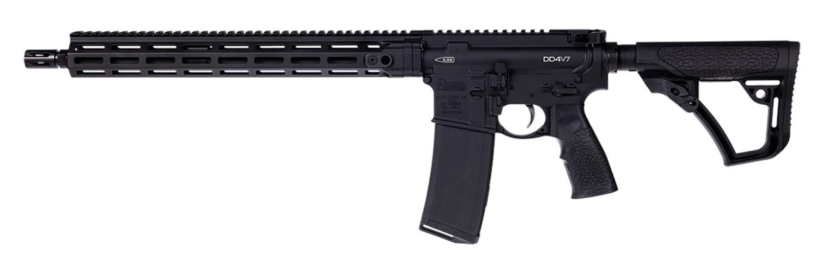 Daniel Defense DD4 V7 Rifle 5.56mm 32rd Magazine(1) 16" Barrel 15" Handguard Black view 2