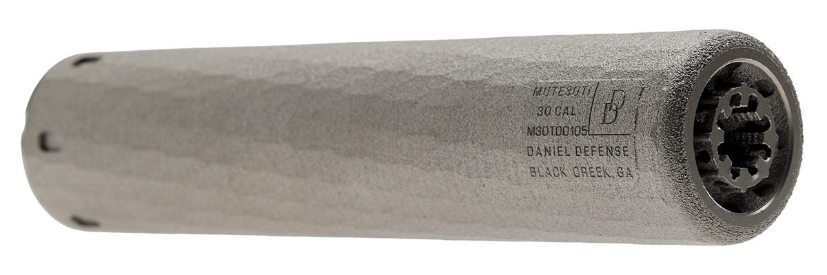 Daniel Defense MUTE30 Ti Suppressor up to .300 Win Mag 6.86in