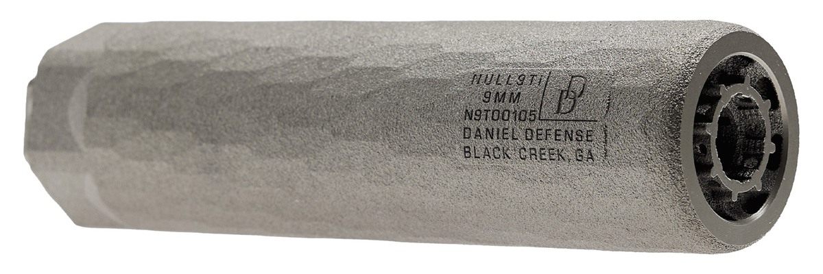 Daniel Defense Null 9 Ti Suppressor 9mm Luger 5.08in Mini-HUB