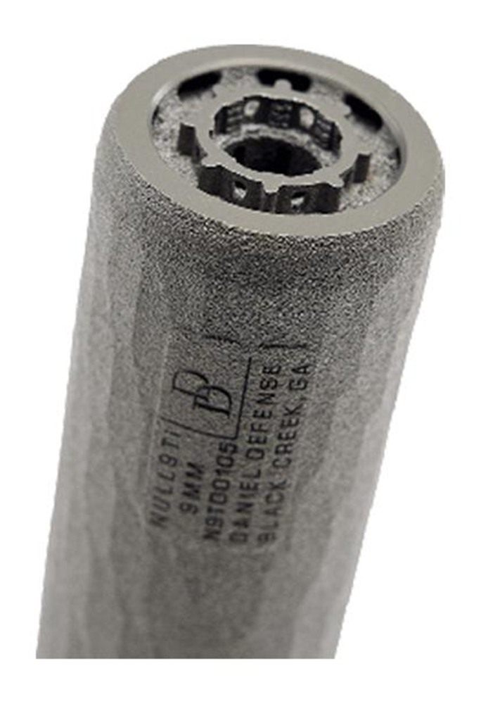 Daniel Defense Null 9 Ti Suppressor 9mm Luger 5.08in Mini-HUB view 4