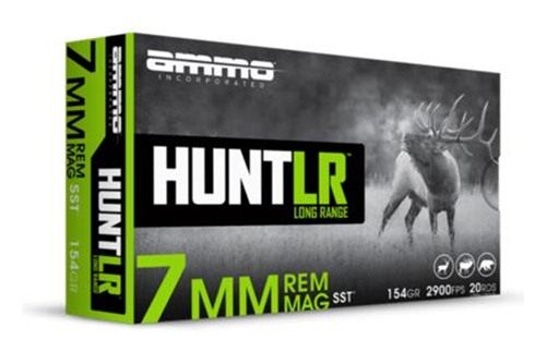 Ammo Hunt LR SST Rifle Ammunition 7mm Rem Mag 154gr PT 2900 fps 20/ct