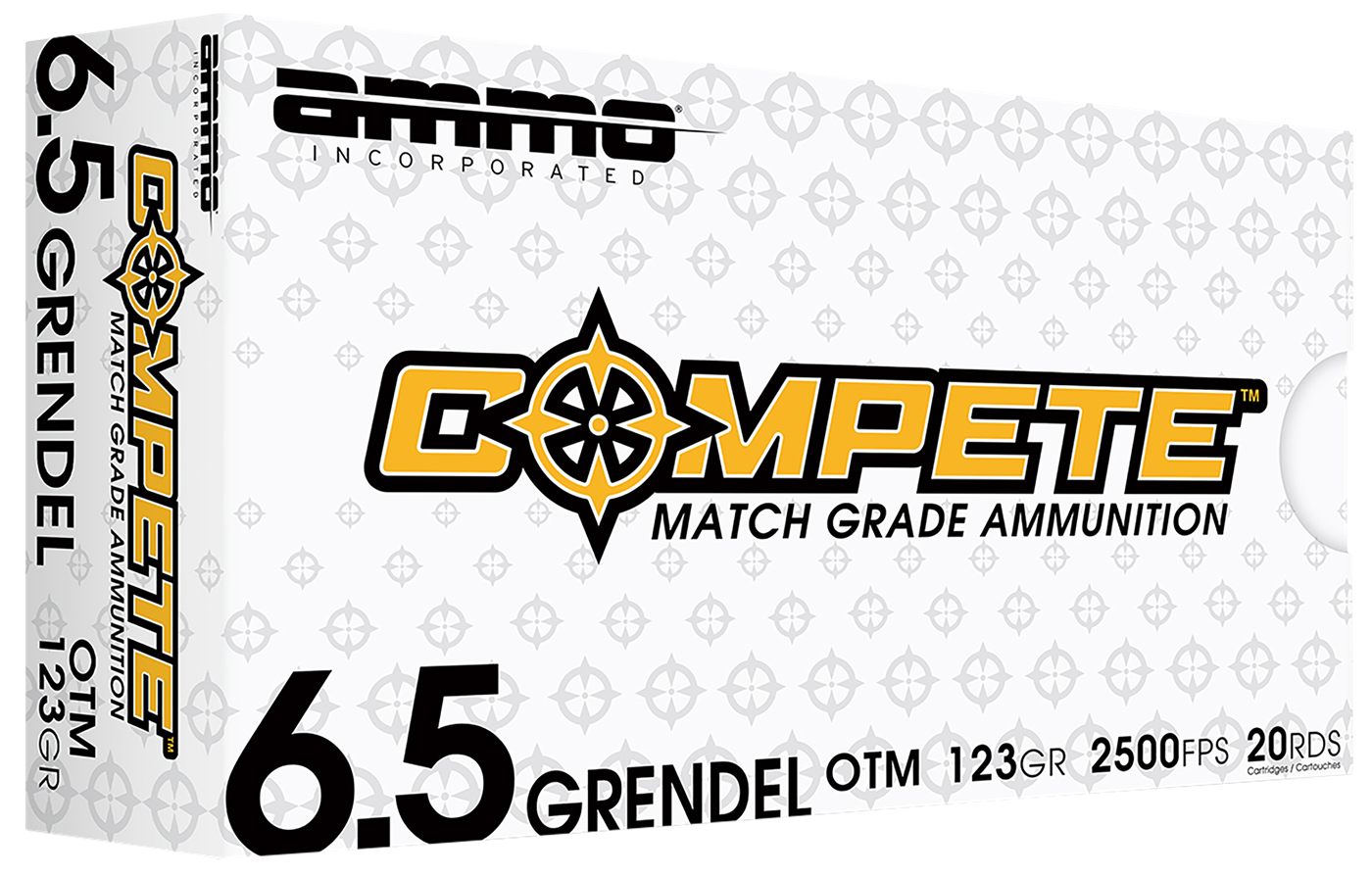 Ammo Incorporated 65GR123BTHPA20 Compete 6.5 Grendel 123gr Open Tip Match 2