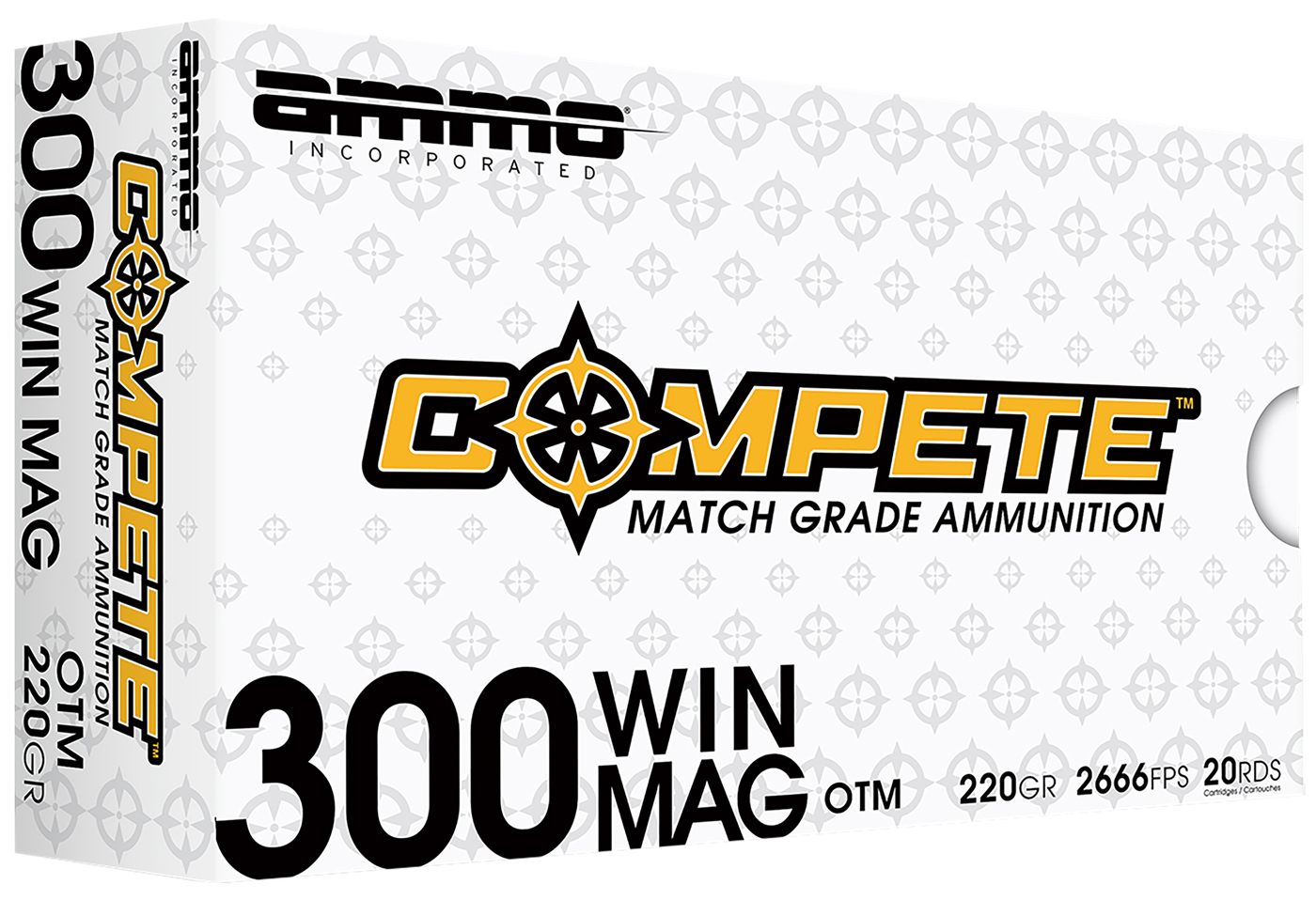 Ammo Incorporated 300WM190BTHPA20 Compete 300 WinMag 220gr Open Tip Match 2