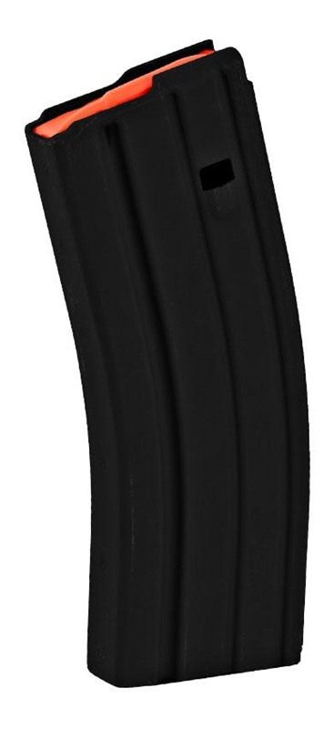 Asc AR Family Rifle Magazine Orange Follower .223 Remington Black Aluminum
