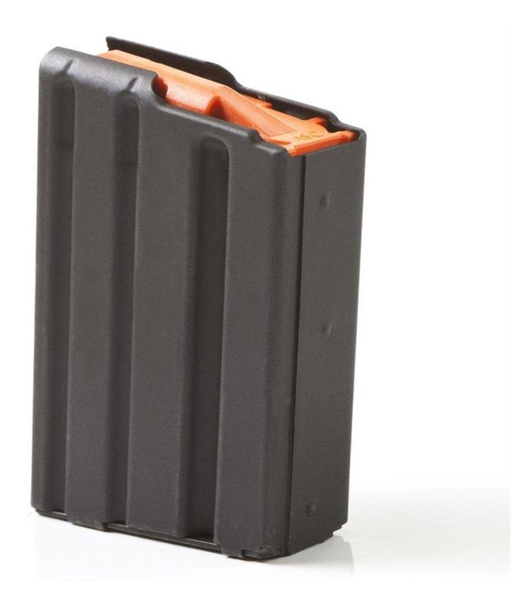 Asc AR Family Rifle Magazine Orange Follower .223 Remington Black Stainless
