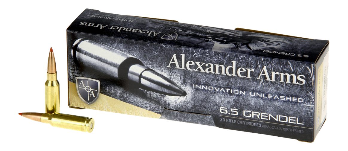 Alexander Arms AG129SSTBOX SST 6.5 Grendel 129gr Hornady Super Shot Ballist