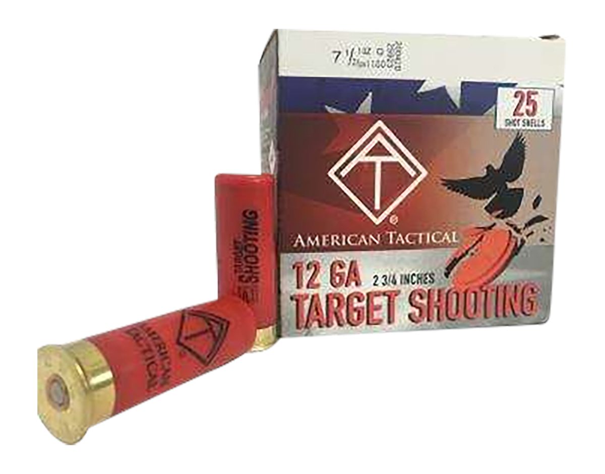 American Tactical ATI 240379 12 Gauge 2.75in 1oz 7.5 Shot 25 Per Box/10 Cas