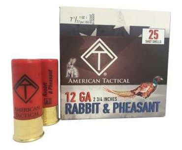 ATI Ammunition Game Load 12GA 2.75in 1OZ 8 250RD Case LOT