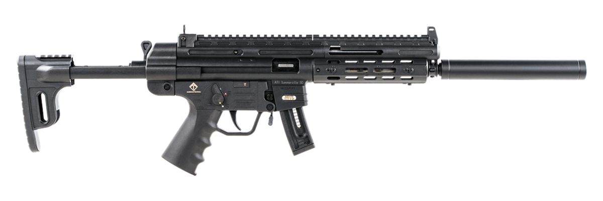 American Tactical GSG GERGGSG1610ML Full Size 22 LR 10+1 16.25in Black Poly view 2