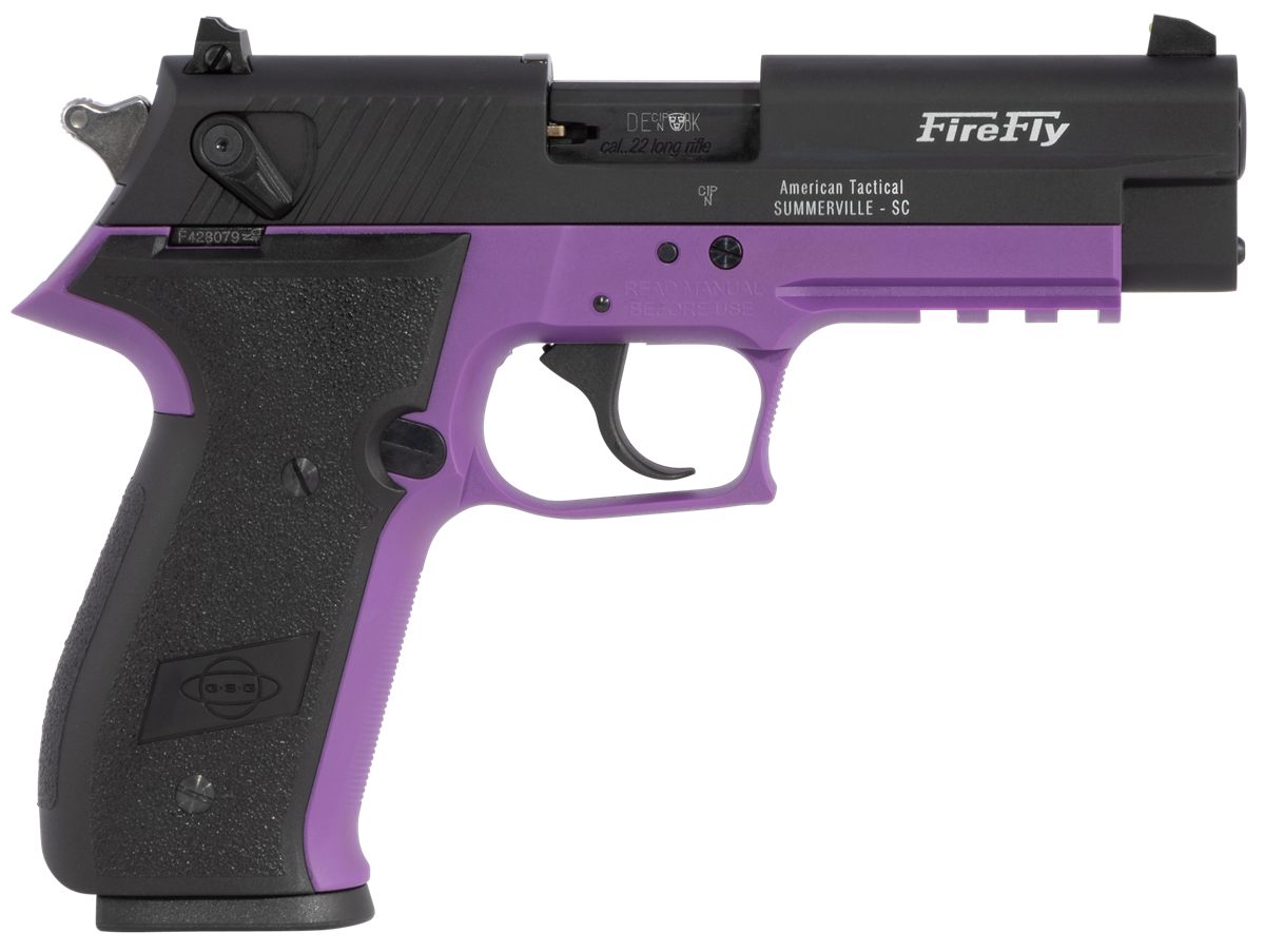 American Tactical GSG GERG2210FFL FireFly 22 LR 10+1 4in Black Serrated Sli