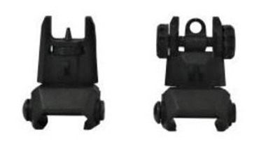 ATI Tactical Flip Up Front & Rear Back Up Sight - Polymer