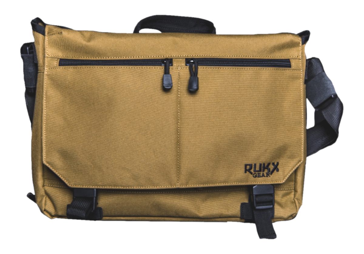 Rukx Gear ATICTBBT Discrete Carry Business Bag Tan Shoulder