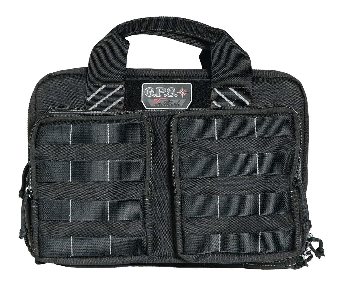 GPS Tactical Quad Plus 2 Pistol Case Black