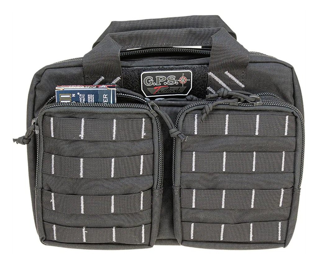 GPS Tactical Quad Plus 2 Pistol Case Black view 2