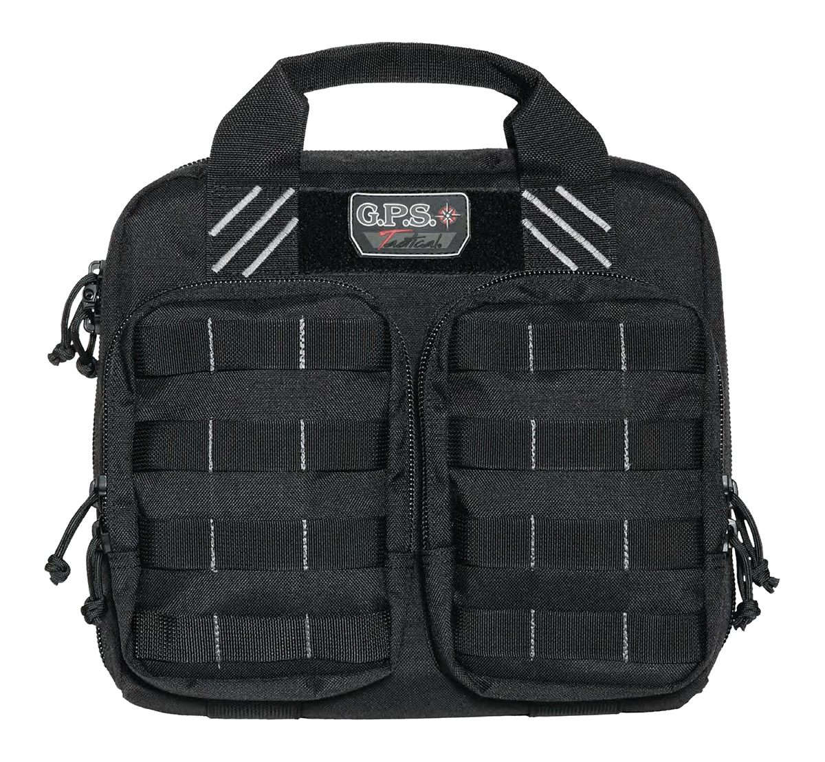 Rcbs G.P.S. Tactical Double + 2 Pistol Cases Range Bag, Black, 2 Large- Han