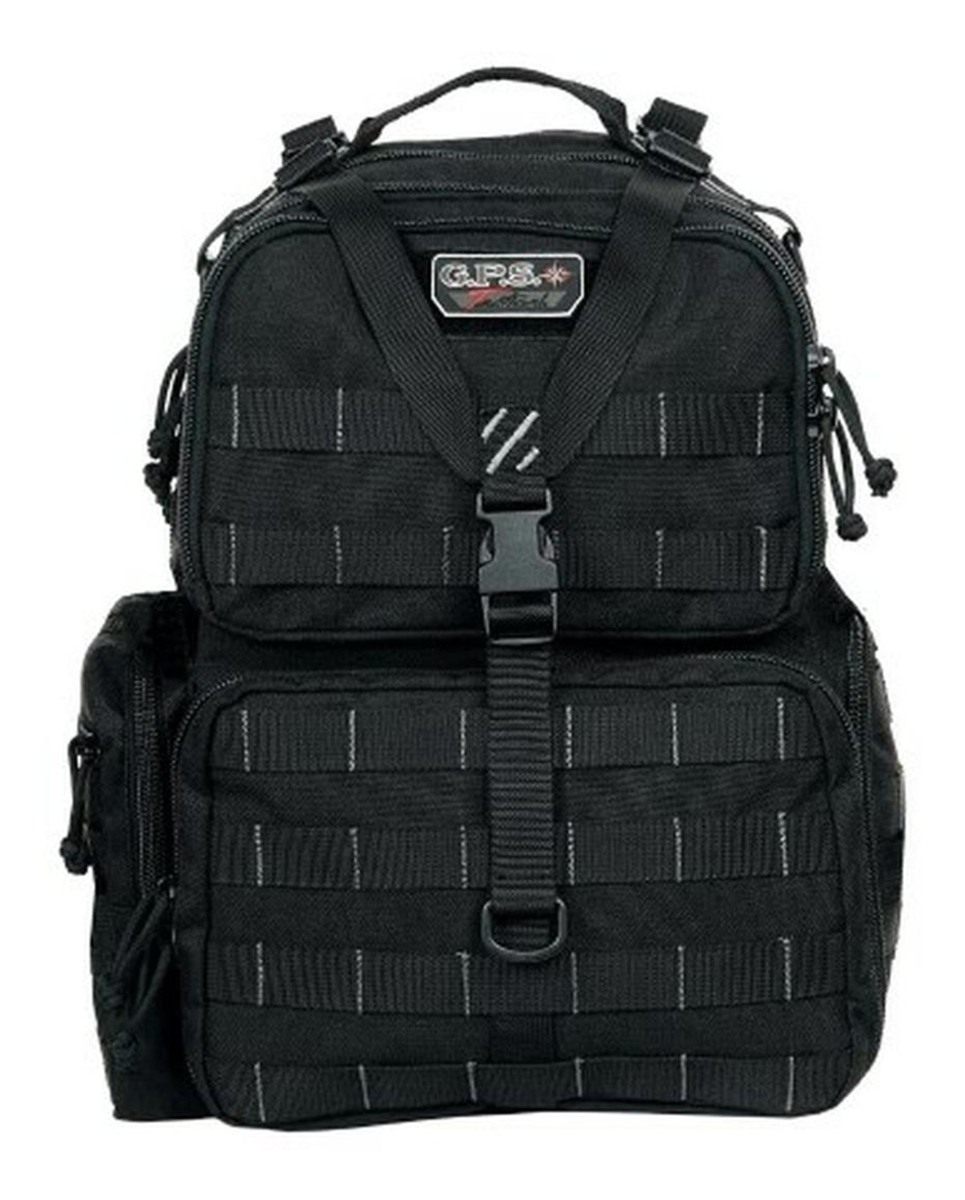 GPS G Outdoors Tactical Range Backpack, Black, Large view 2