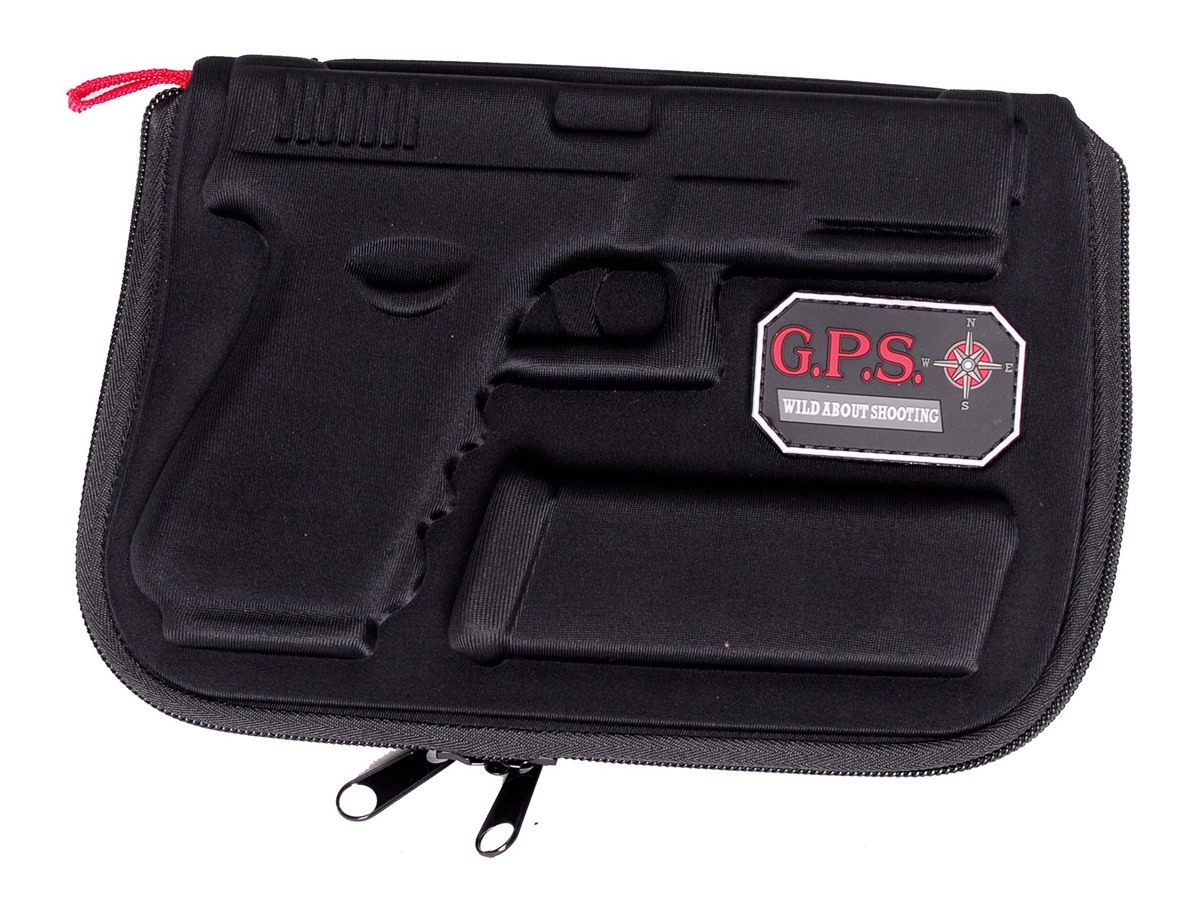 GPS Custom Molded Pistol Case with Double-Locking Zippers - Rugged Lightwei