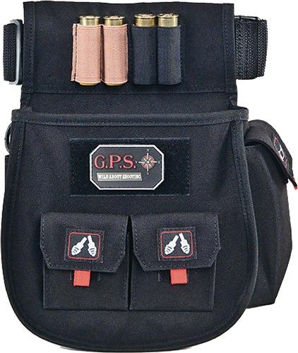 GPS Deluxe Double Shell Pouch - Rugged Shooting Range Bag with Adjustable W view 3