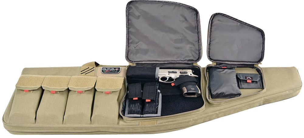 GPS Bags T42ART Tactical AR Case 42in Tan 1000D Nylon with Mag Storage Pock
