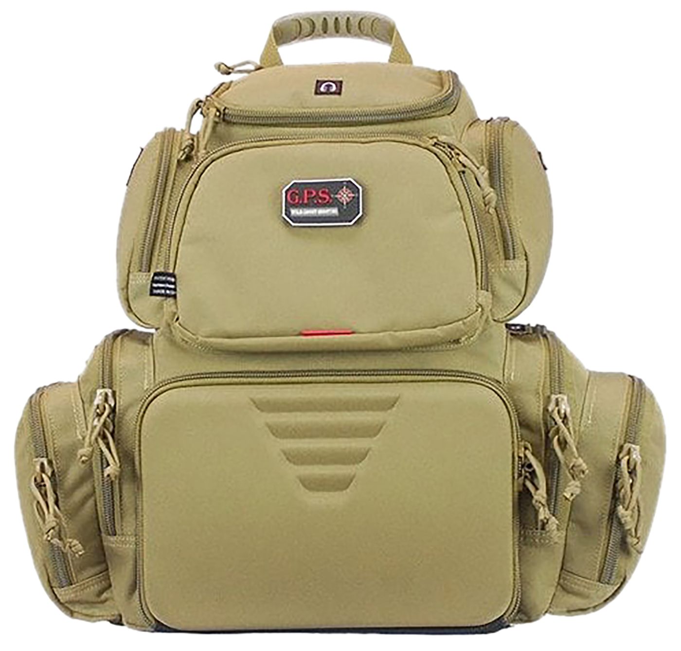 GPS G-Outdoors Handgunner Backpack with 4 Cradle Tan