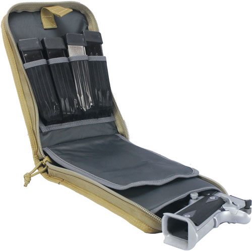 GPS Tactical Pistol Case Tan view 3