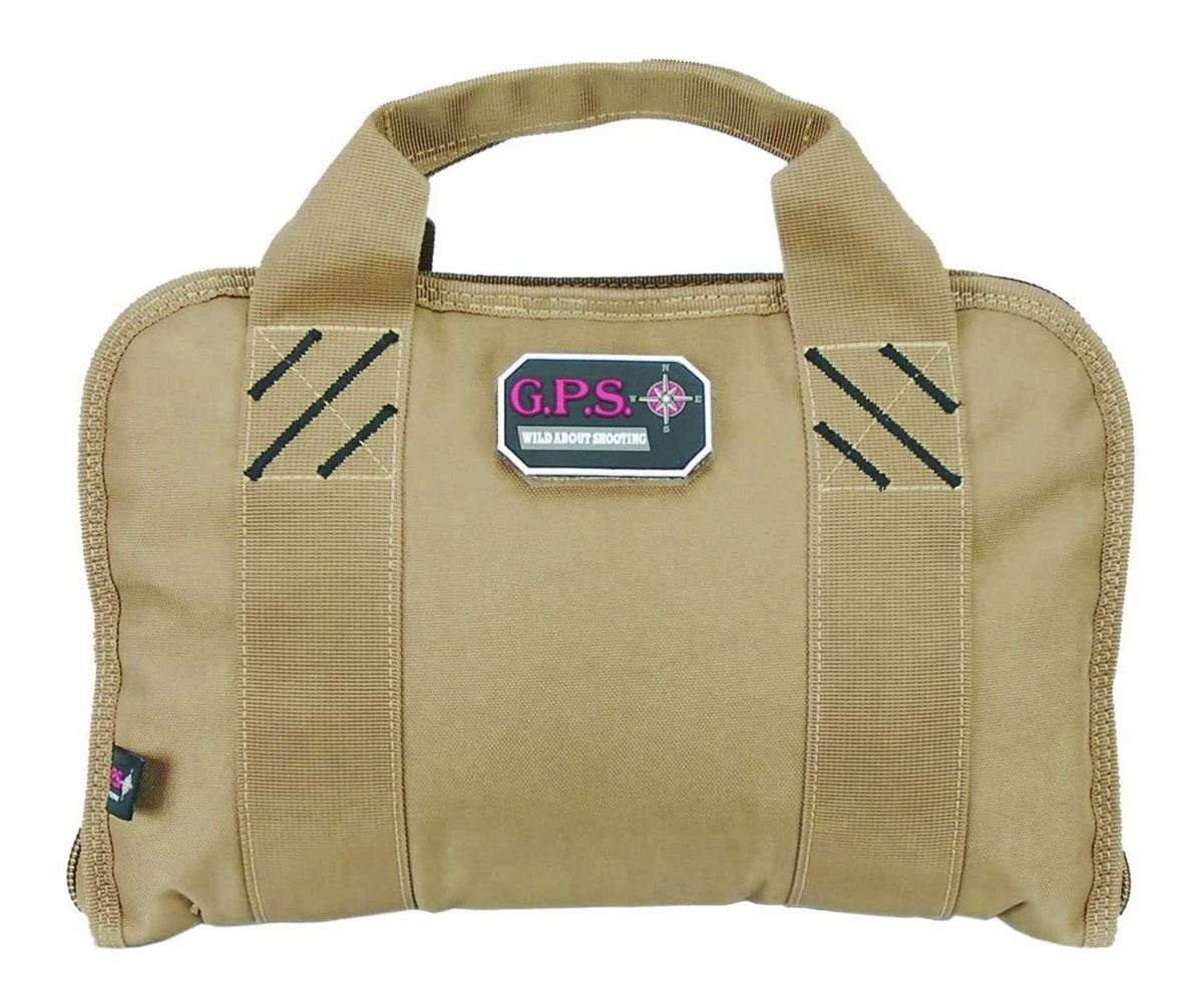 GPS Double Pistol Case, Tan