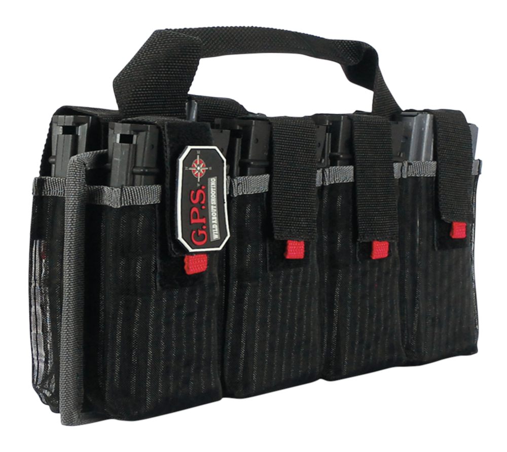 GPS G-Outdoors AR Magazine Tote holds 8 Capacity-Black