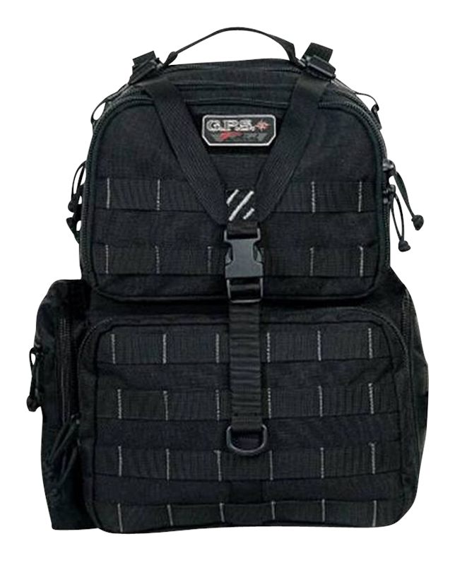 GPS Bags T1913BPB Tactical Black 1000D Polyester 4 Handguns