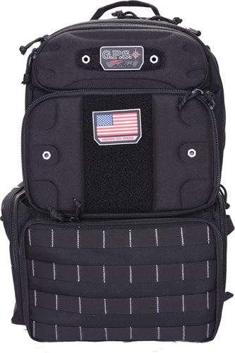 GPS Bags T1913BPB Tactical Black 1000D Polyester 4 Handguns view 2