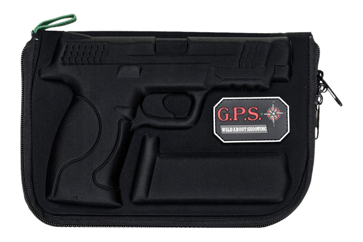 GPS Custom Molded Pistol Case with Double-Locking Zippers - Rugged Lightwei