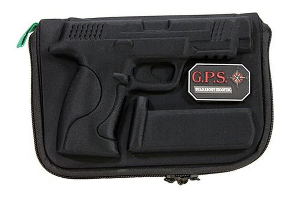 GPS Custom Molded Pistol Case with Double-Locking Zippers - Rugged Lightwei view 2