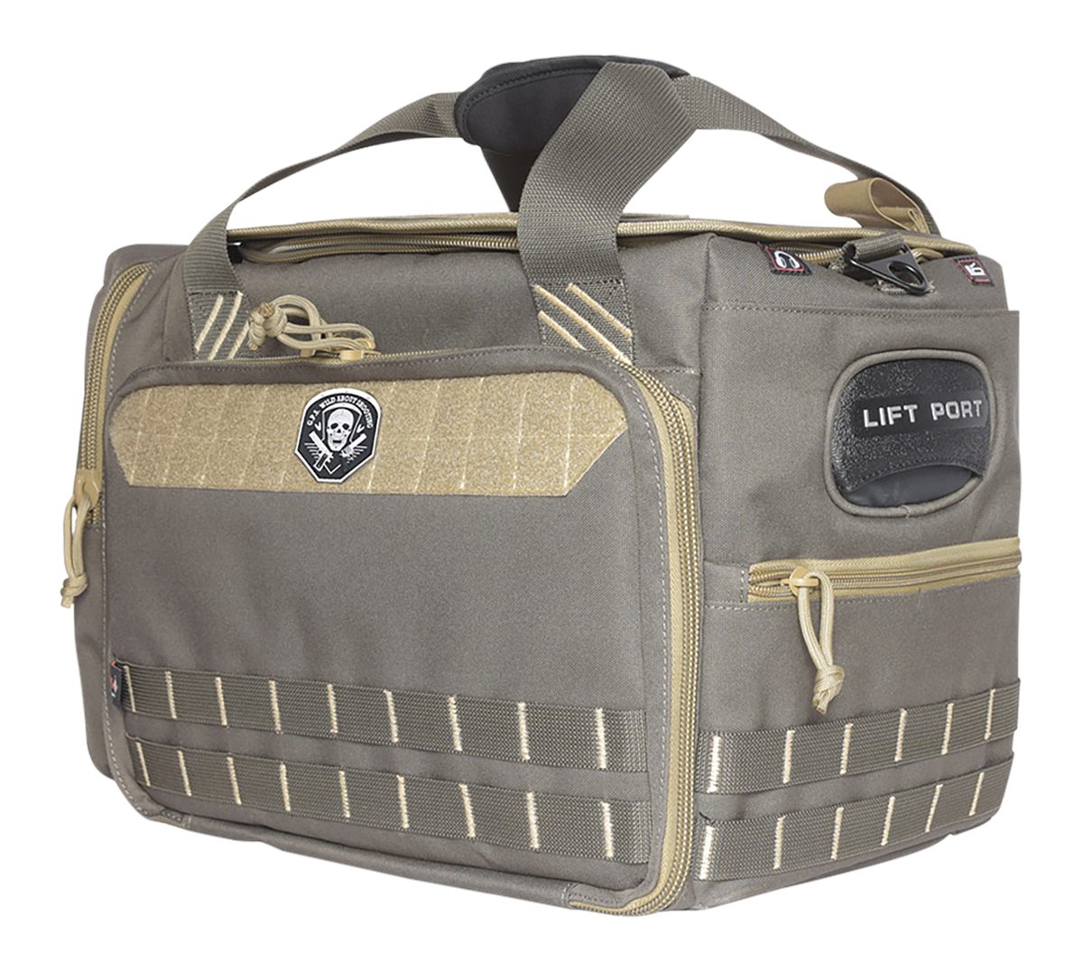 GPS G5 Outdoors M/L Range Bag with Foam Pistol Cradle for 5 Medium- Handgun