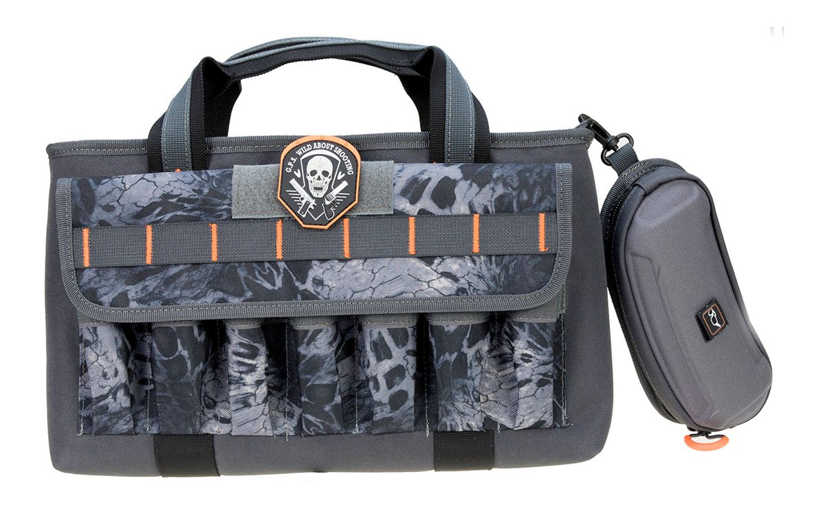 GPS Double Pistol Range Bag with Mag Storage Glasses Case | Secure Handgun