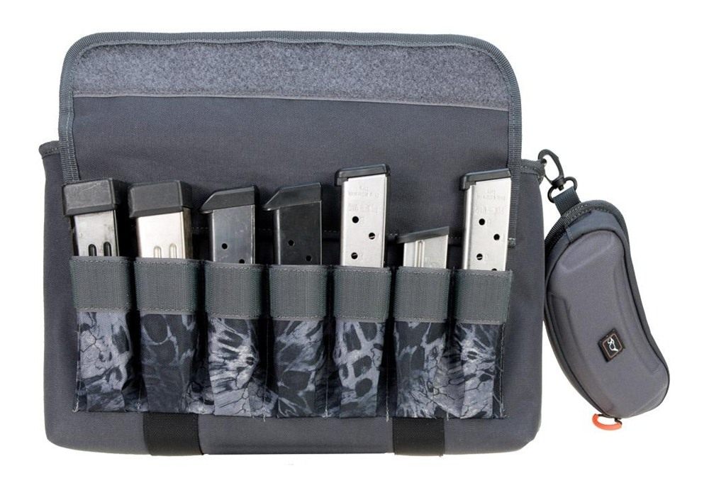 GPS Double Pistol Range Bag with Mag Storage Glasses Case | Secure Handgun view 2