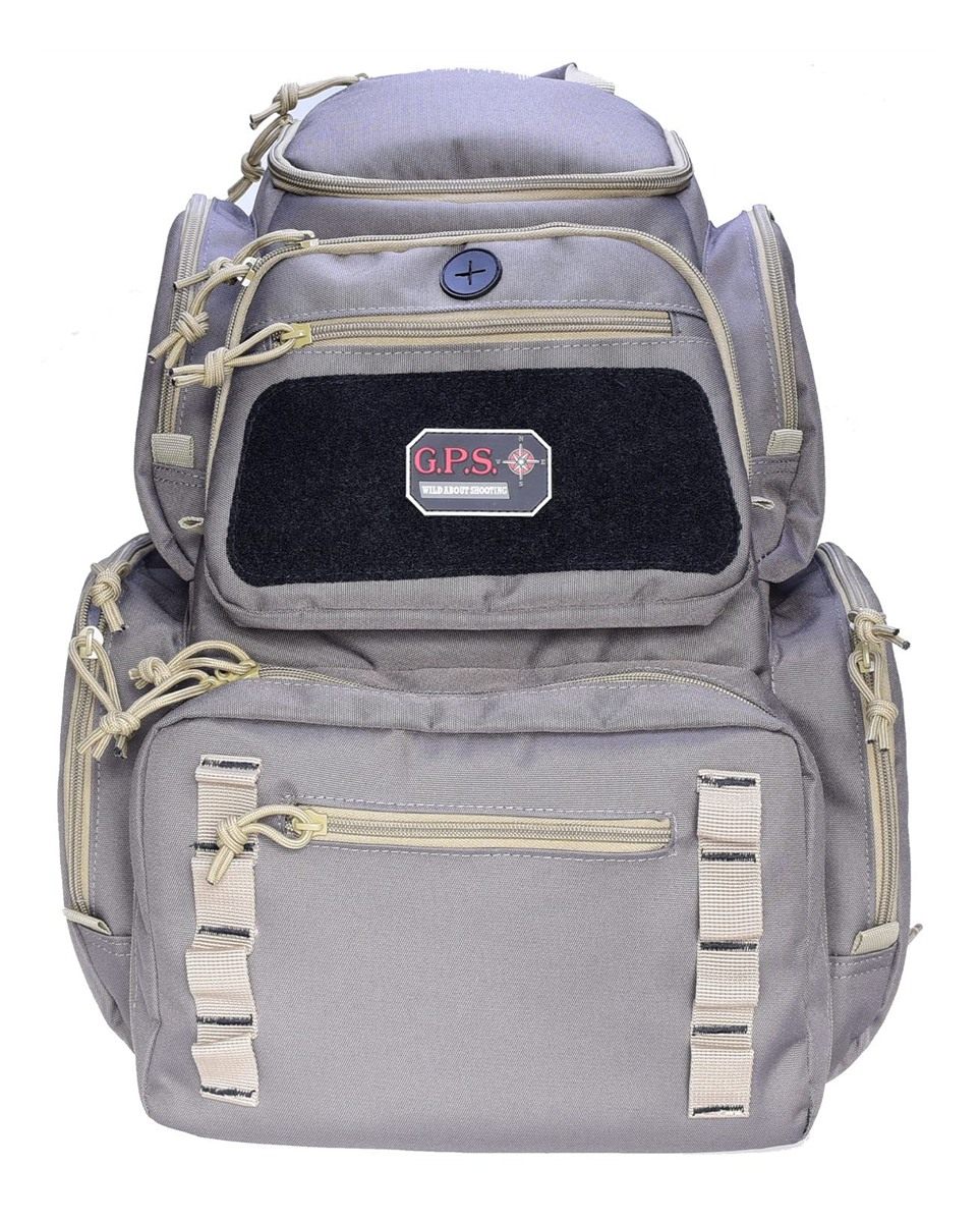 GPS Pistolero Tactical Range Backpack with 5 Internal Handguns Cases - Dura