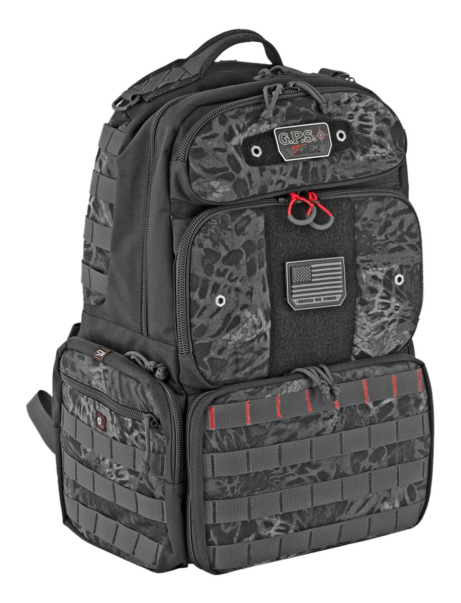 GPS Bags T1913BPP Tactical PRYM1 Blackout 1000D Polyester 4 Handguns