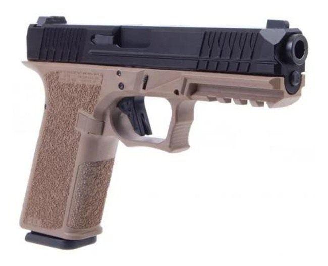 Polymer80 P80 PFS9 Handgun 9mm Luger 10rd Magazine 4.49in Barrel FDE view 3