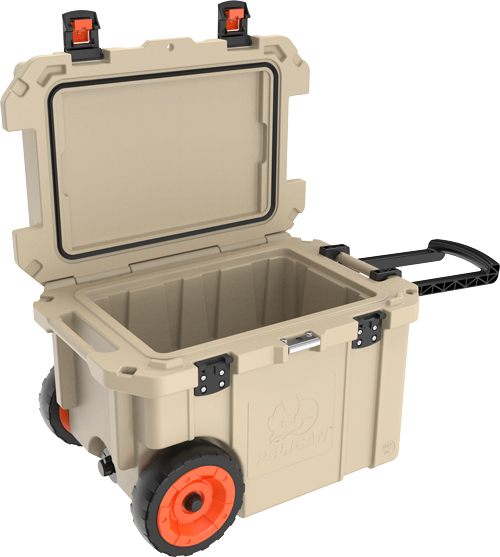 PELICAN COOLERS IM 45 QUART ELITE TAN W/ WHEELS