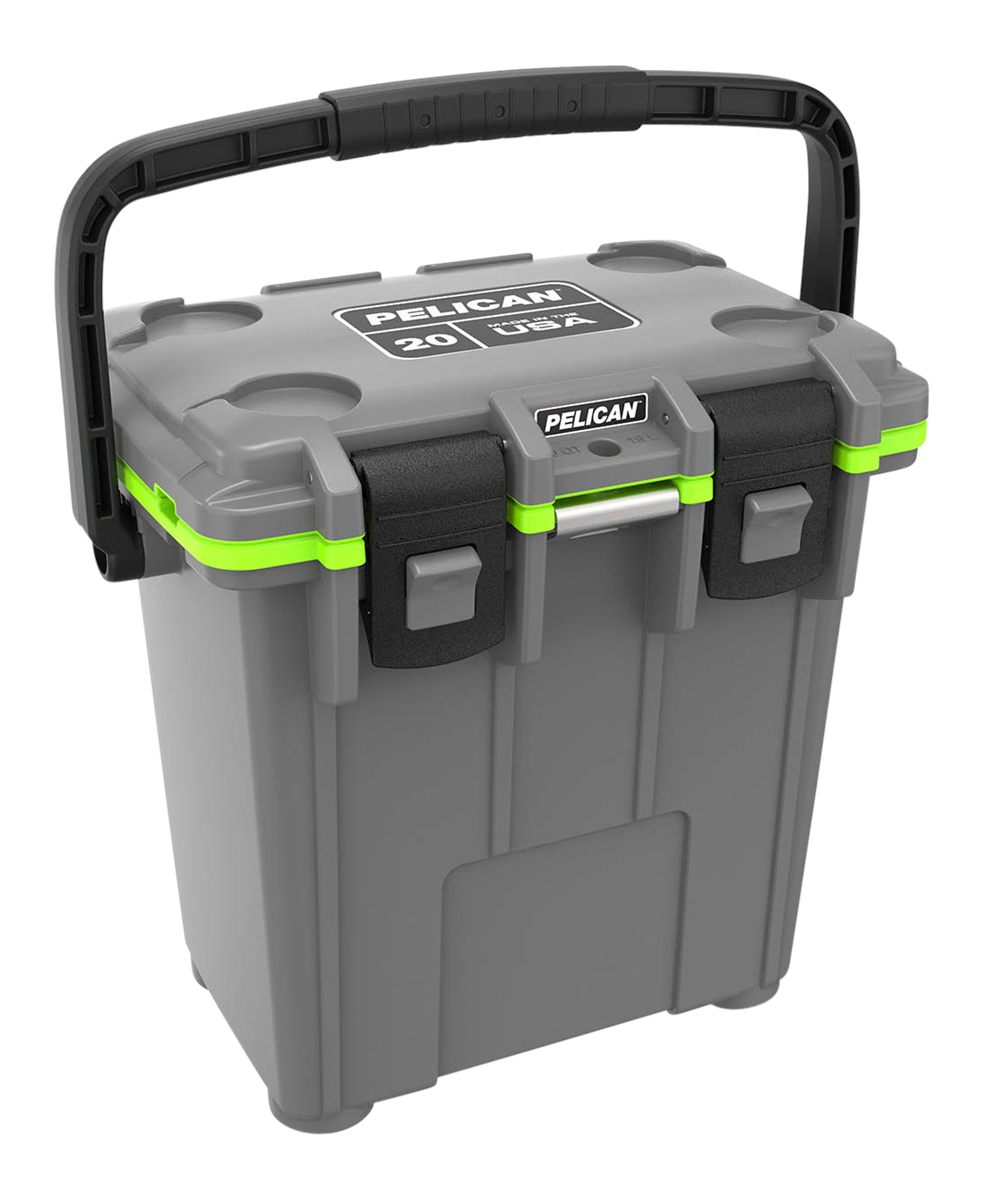 Pelican Storm Cases Coolers IM 20 Quart Elite Dkgray/green Leg Cut Out