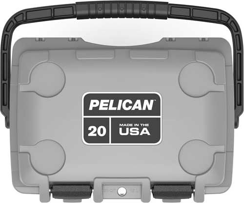 Pelican Storm Cases Coolers IM 20 Quart Elite Dkgray/green Leg Cut Out view 2