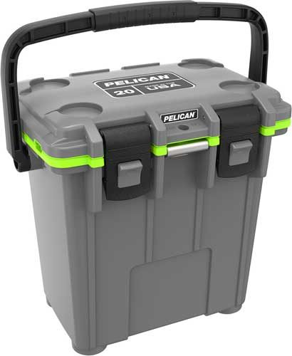 Pelican Storm Cases Coolers IM 20 Quart Elite Dkgray/green Leg Cut Out view 3