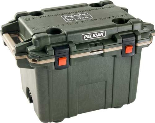 PELICAN COOLERS IM 50 QUART ELITE DARK GRAY/GREEN