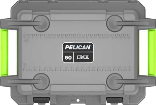 PELICAN COOLERS IM 50 QUART ELITE DARK GRAY/GREEN view 3