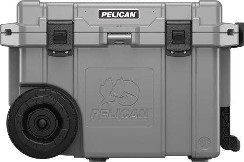 PELICAN COOLER IM 45 QUART W/ HEAVY DUTY WHEELS GRAPHITE