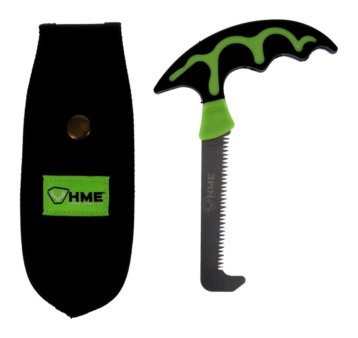HME Hunting Compact Fixed Stainless Steel Bone Saw with Scabbard