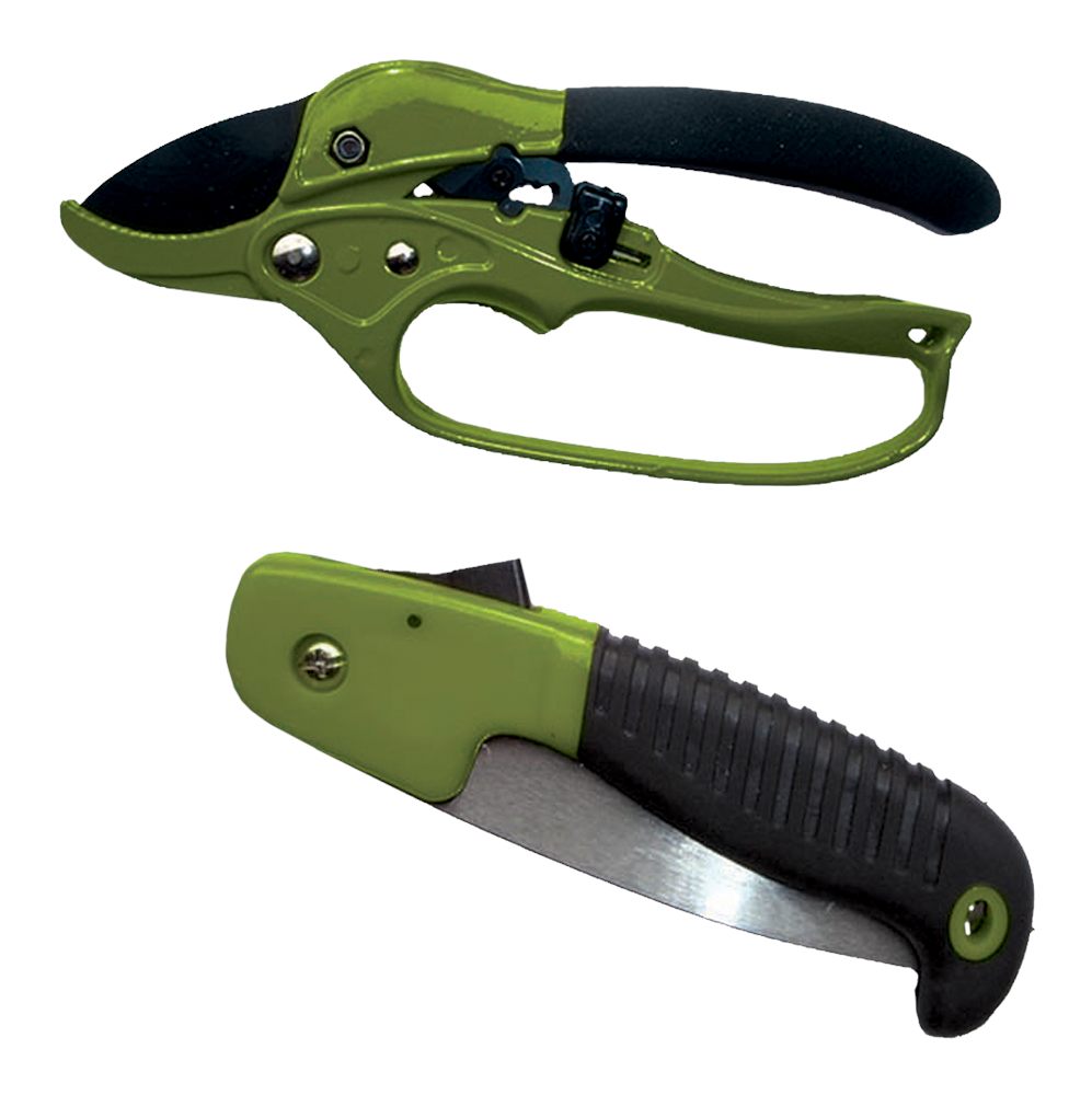 HME Hunter's Combo Pack - 7in Folding Pocket Hand Saw Heavy-Duty Ratchet Sh view 2
