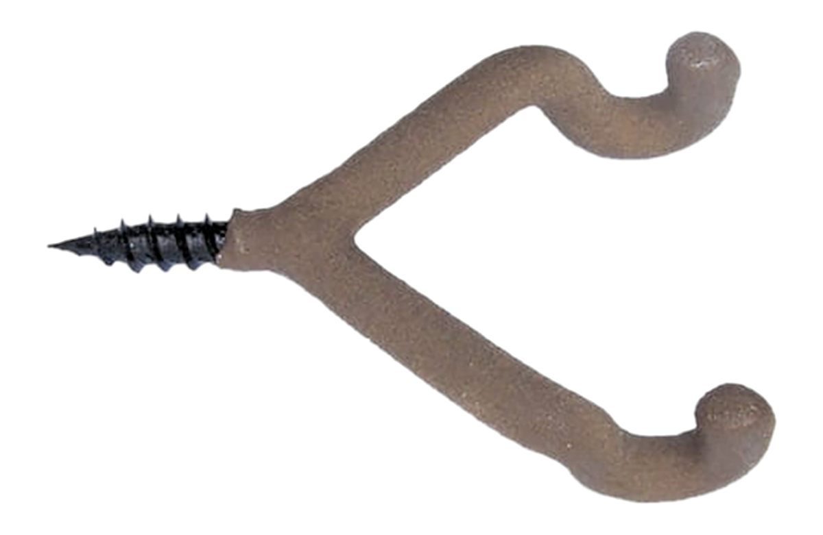 HME Dual-Prong Accessory Rubber-Coated Hook Holder | Doubles as a Quiver |
