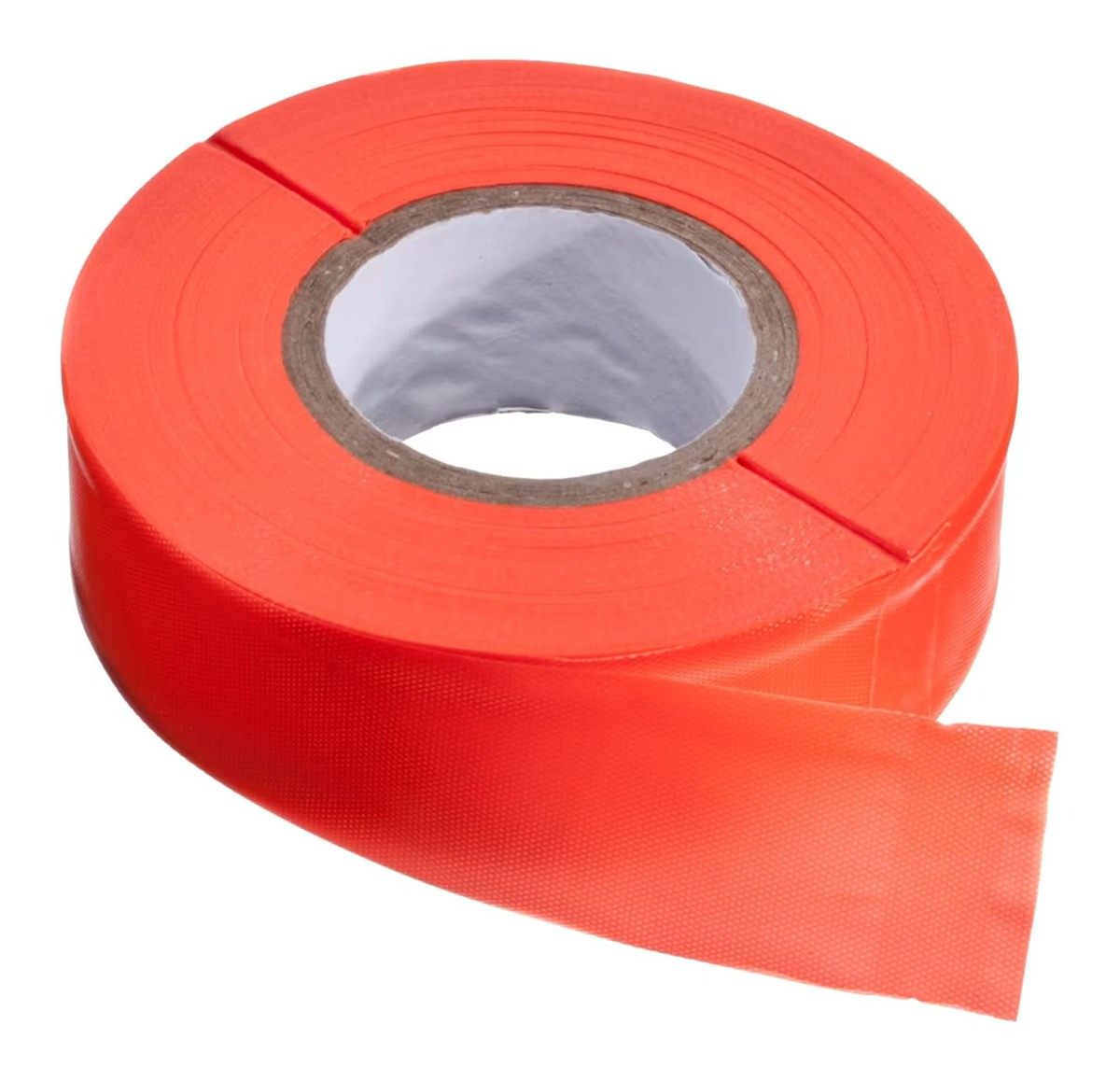 HME 150' Trail Marking Ribbon - Environmentally Safe Fluorescent Orange Rug view 2